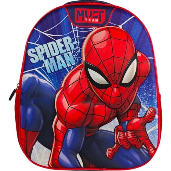 Τσάντα Πλάτης Προσχολική Must Team 3D Spiderman image 0