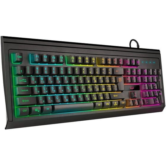 Sven KB-G8400 Gaming Μεμβράνης Ενσύρματο Πληκτρολόγιο RGB Μαύρο (US) image 1