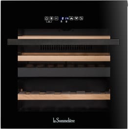 LA SOMMELIERE LSBI36BDZ για 36 Μπουκάλια με Anti-Vibration Σύστημα Μαύρο Εντοιχιζόμενος Συντηρητής Κρασιών