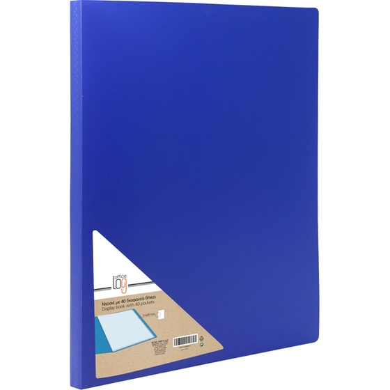 Nτοσιέ Παρουσίασης Office Log 40 Θέσεων Μπλε image 0
