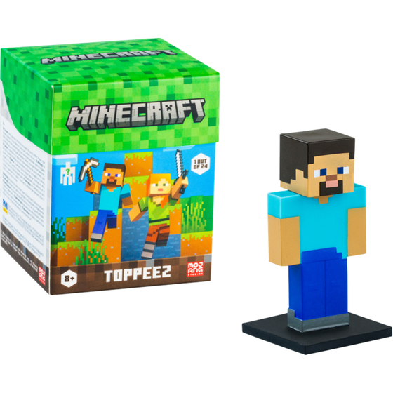 Minecraft Φιγούρα Έκπληξη 3D Toppeez (6cm) 1 Τμχ - Τυχαία Επιλογή Σχεδίου image 0