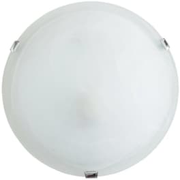 Φωτιστικό Πλαφονιέρα Aca Albatre Xd01400w Γυάλινο - Λευκό
