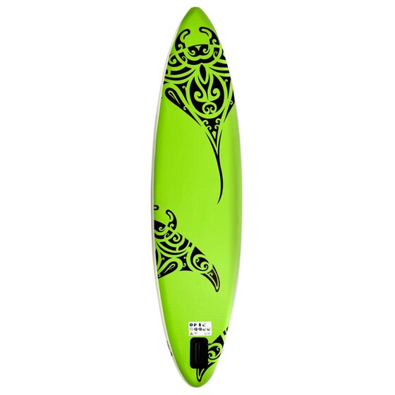 Φουσκωτή Σανίδα SUP VidaXL 305 x 76 cm - Πράσινη image 4