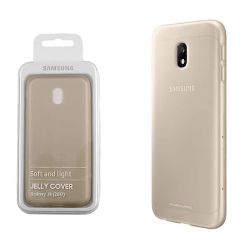 Θήκη Samsung Galaxy J3 2017 - Samsung Jelly Cover - Gold
