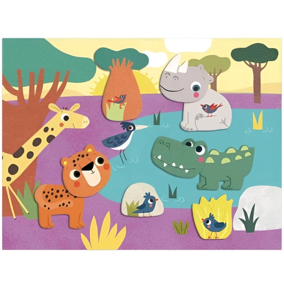 Djeco Το Πρώτο Μου Κολάζ 'ζωάκια' image 4