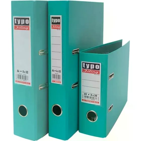 Κλασέρ Αρχειοθέτησης Typotrust 8/32 Α4 Βεραμάν (1 Τεμάχιο) image 3