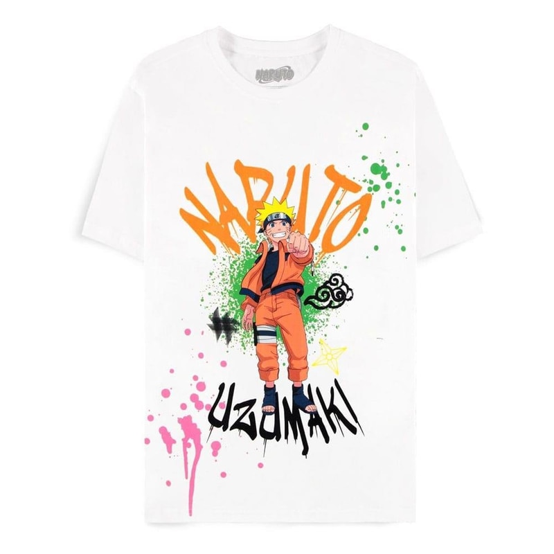 PCMERCH T-shirt Pcmerch Naruto Shippuden Naruto Watercolor - Λευκό