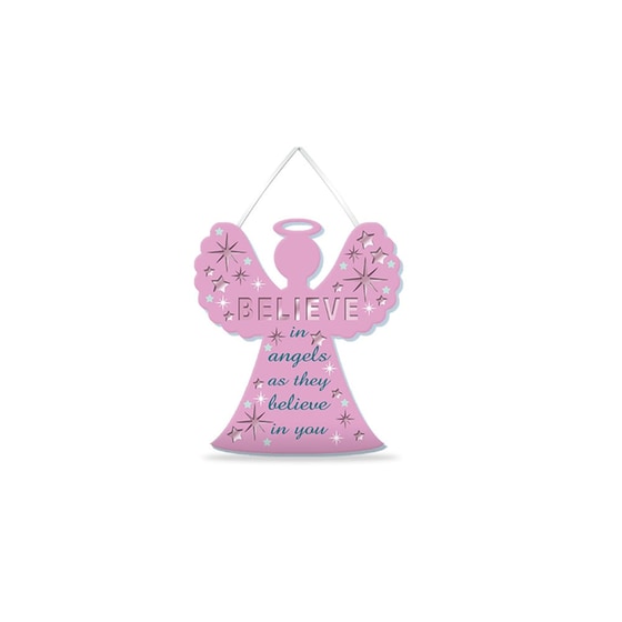 Ξύλινη Πινακίδα A.T.P Believe In Angels image 0