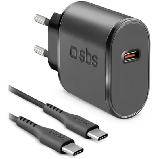 Σετ Φόρτισης Sbs 15W with cable Usb-C - Black image 0