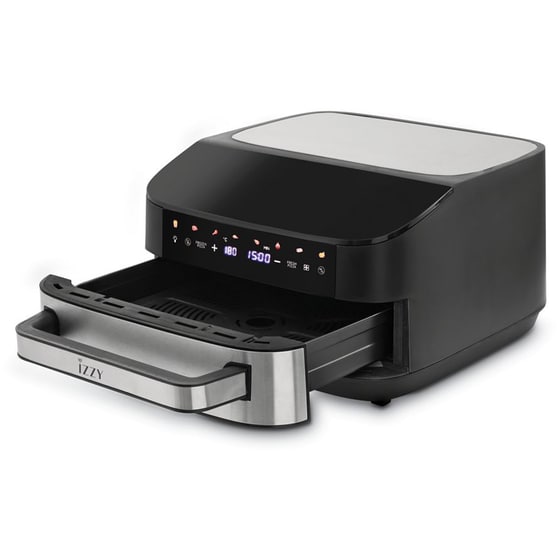 IZZY IZ-8264 με Αποσπώμενο Κάδο 2200 W 7 L Μαύρη/Ασημί Φριτέζα Αέρος & Pizza Oven image 3
