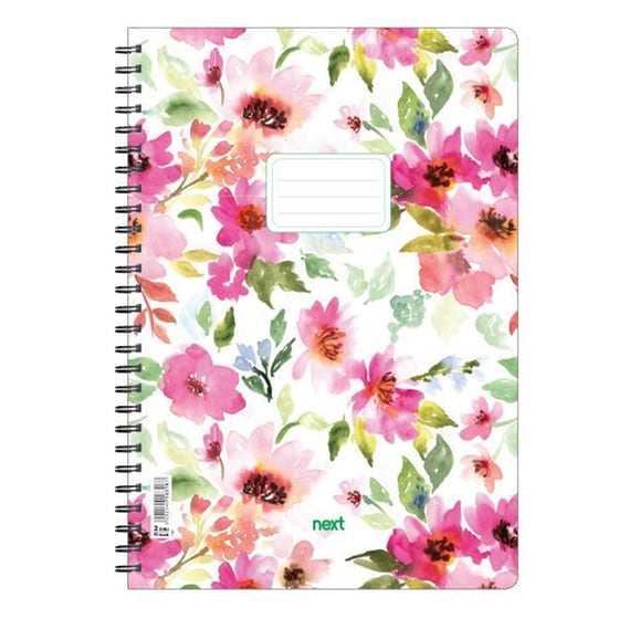 Τετράδιο Σπιράλ Next 3 Θεμάτων Trends Flowers 105 Φύλλων image 0