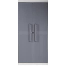 Ντουλάπα Toomax Δίφυλλη Πλαστική 89x54x190 cm - Γκρι