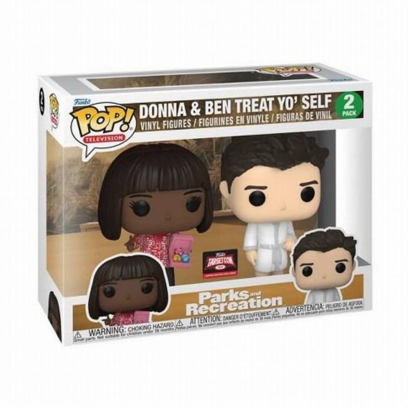 FUNKO Funko Pop! Television - Parks and Recreation - Donna Ben Treat Yo Self 2-Pack