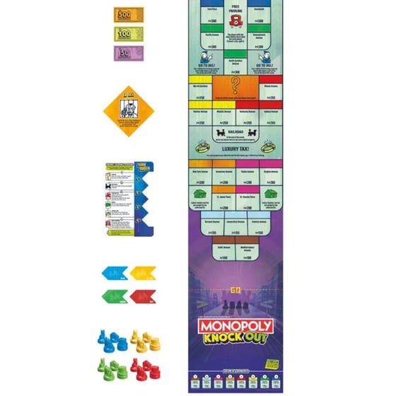 Monopoly Knockout Επιτραπέζιο (Hasbro) image 1