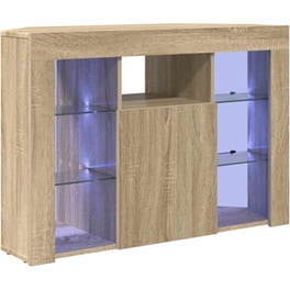 Έπιπλο Τηλεόρασης VidaXL Γωνιακό με LED 100 x 40 x 68 cm - Sonoma Δρυς