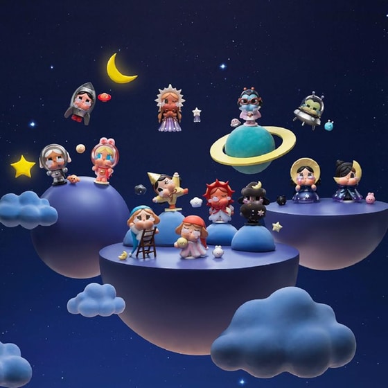 Φιγούρα Pop Mart Cry Baby Crying to the Moon Series Blind Box image 2