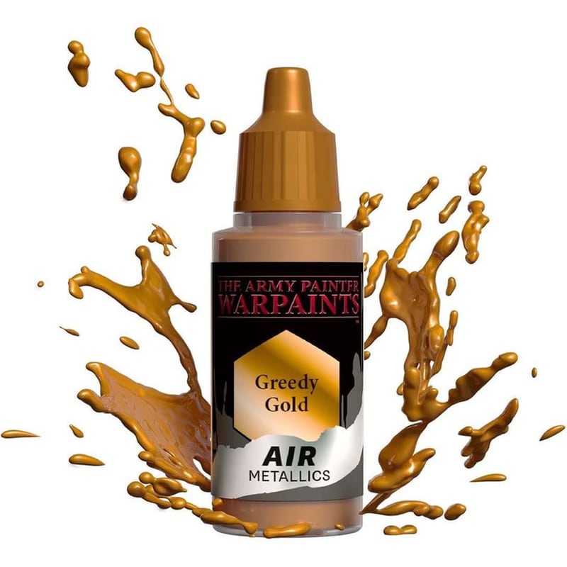 THE ARMY PAINTER The Army Painter - Air Metallic Greedy Gold Χρώμα Μοντελισμού (18ml)