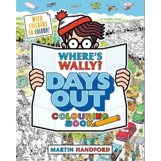 Where's Wally? Days Out: Colouring Book image 0