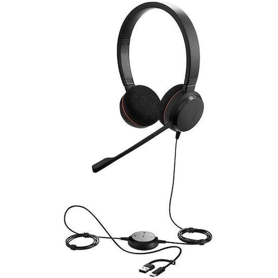 Jabra Evolve 20 Ενσύρματα Ακουστικά Κεφαλής - Black image 1