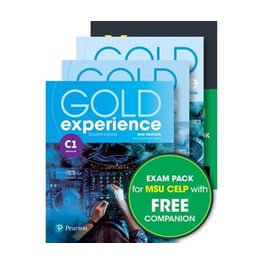 Exam Pack MSU CELP Gold Experience C1 Student's Book (With App, Workbook, Companion, York Practice Test for MSU C1)