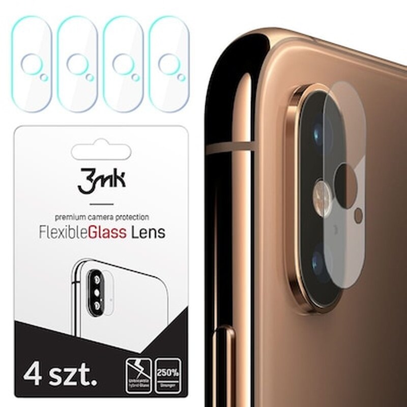 3MK 3mk Fg Camera Lens Flexible Glass Film Prοtector 7h Apple (4τμ) - 3mk - Iphone Xs