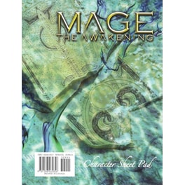 Mage The Awakening Char. Pad WHITE WOLF