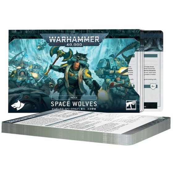 Index Cards: Space Wolves Warhammer 40k GAMES WORKSHOP image 0