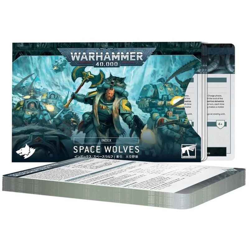 GAMES WORKSHOP Index Cards: Space Wolves Warhammer 40k GAMES WORKSHOP