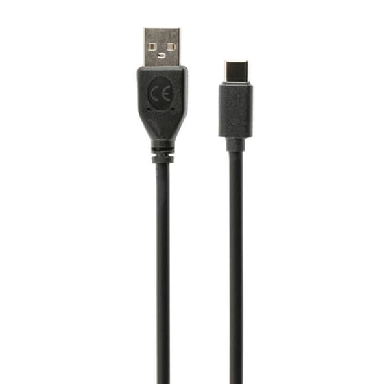Καλώδιο δεδομένων Cablexpert USB σε USB-C 1m - Black (CCP-USB2-AMCM-1M) image 0