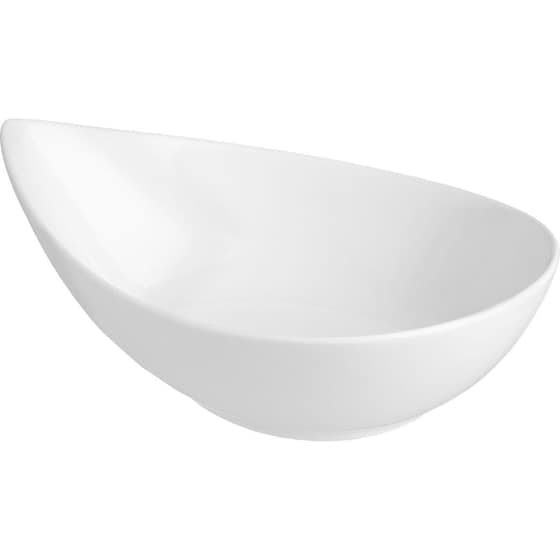 Σαλατιέρα Spitishop Πορσελάνινη 21x16 cm - Λευκό image 0