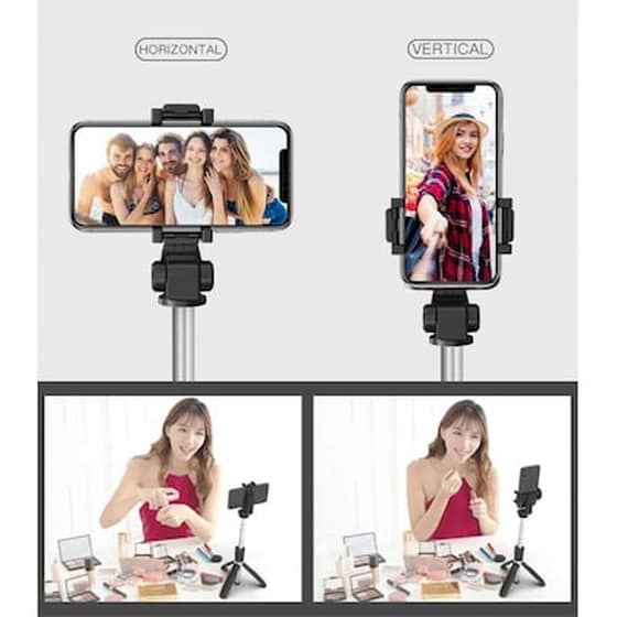 Selfie Stick Tripod Black Tech-protect L01s Wireless Tech-protect 0795787711484 image 2