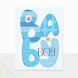 Ευχετήρια Κάρτα GNF Γέννησης Baby Boy