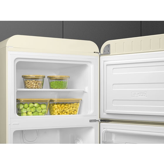 SMEG FAB30RCR5 294 Lt Μπεζ Δίπορτο Ψυγείο image 3