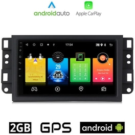 OEM Ηχοσύστημα Αυτοκινήτου Chevrolet Aveo (2002-2011) Οθόνη αφής 7'' Android 32GB+2GB Μαύρο