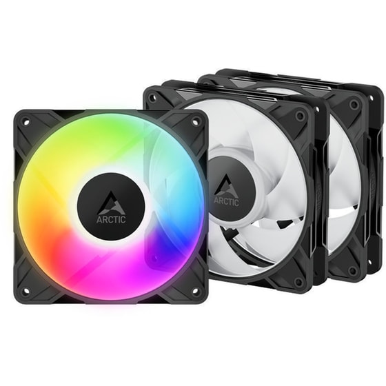 Case Fan Arctic P12 Pro 120mm ARGB 3-pack - Μαύρο image 0