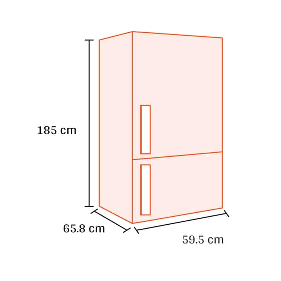 Ψυγειοκαταψύκτης CANDY CCE7T618ES Total No Frost 341 Lt - Ασημί image 1