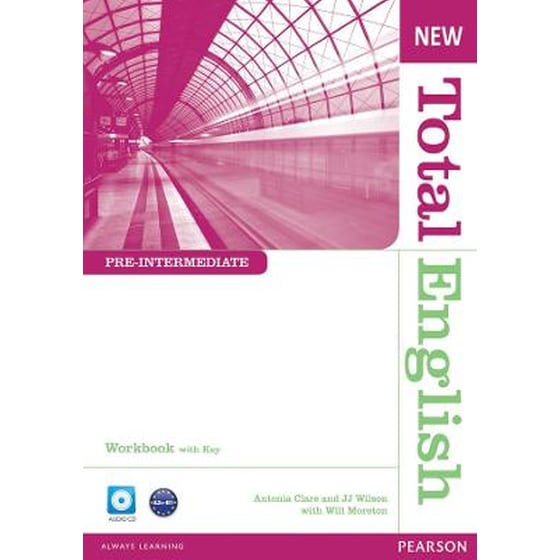 New Total English Pre-Intermediate Workbook with Key and Audio CD Pack image 0