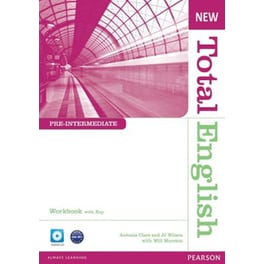 New Total English Pre-Intermediate Workbook with Key and Audio CD Pack