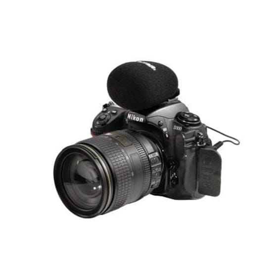 Hama Microphone Stereo SM-17 for Camera - Mικρόφωνο Στερεοφωνικό - Μαύρο image 1