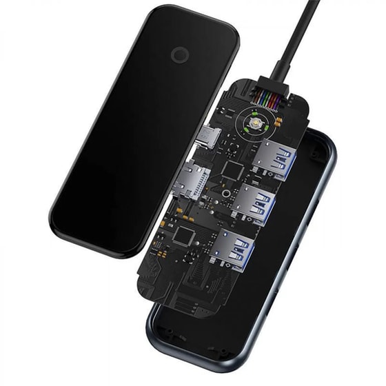 Baseus AcmeJoy USB Hub 5 σε 1 συμβατό με USB-C (WKJZ010213) image 5