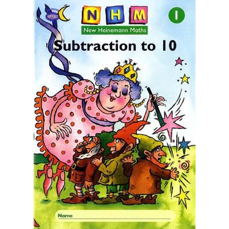 New Heinemann Maths Yr1, Subtraction to 10 Activity Book (8 Pack)