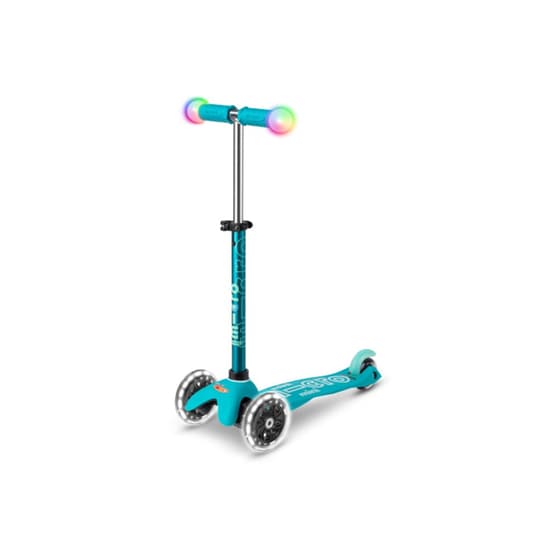 Πατίνι Τρίκυκλο Micro Mini Deluxe Magic Led Aqua image 0