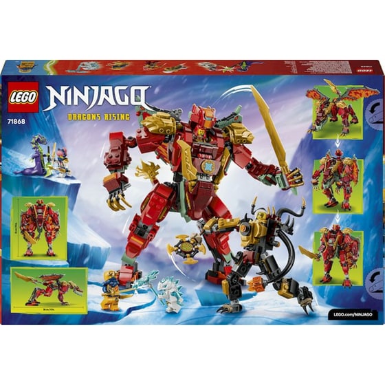 LEGO® NINJAGO® Μετατρεπόμενη Εξωστολή Δράκος της Γουάιλντ-φάιερ (71868) image 7