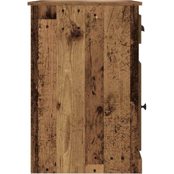 Γραφείο VidaXL από Επεξεργασμένο Ξύλο 50x115x75 cm - Παλιό Ξύλο image 6