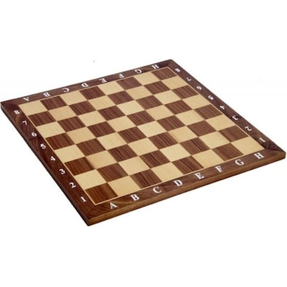 Σκακιερα Ξυλινη Απο Καρυδια Με Αριθμηση 35x35cm image 0
