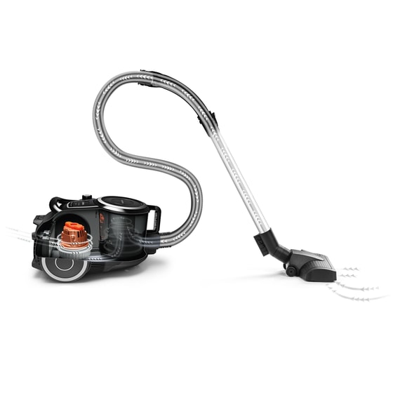 BOSCH BGS41K332 550 W με Κάδο 2.4 L Λευκή Ηλεκτρική Σκούπα image 1