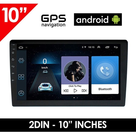 OEM Ηχοσύστημα Αυτοκινήτου Οθόνη αφής 10" 16GB+1GB Μαύρο image 0