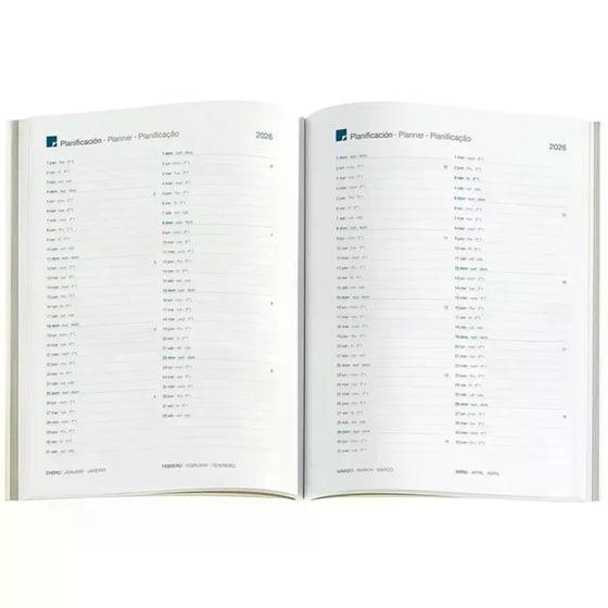 Ημερολόγιο Ημερήσιο Miquelrius 2026 Graphic Sewn Gradient image 1