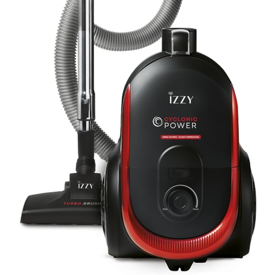 IZZY IZ-4103 Cyclonic Power με Κάδο 3 L Μαύρη Ηλεκτρική Σκούπα image 2
