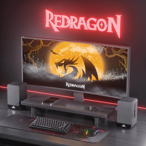 Ηχεία 2.0 Redragon Mouthpiece GS813 20W - Μαύρο image 8